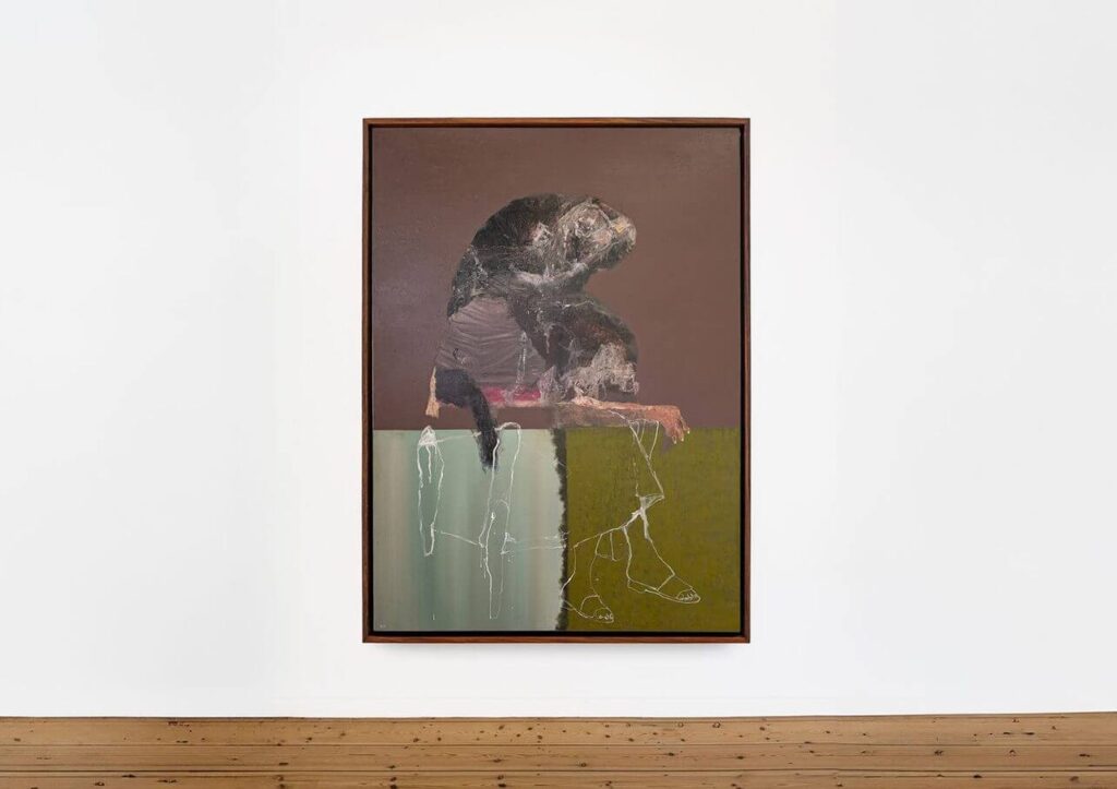 Bastiaan van Stenis Carry on edges and remember not to press 2026 Mixed Media on Canvas SMAC Gallery