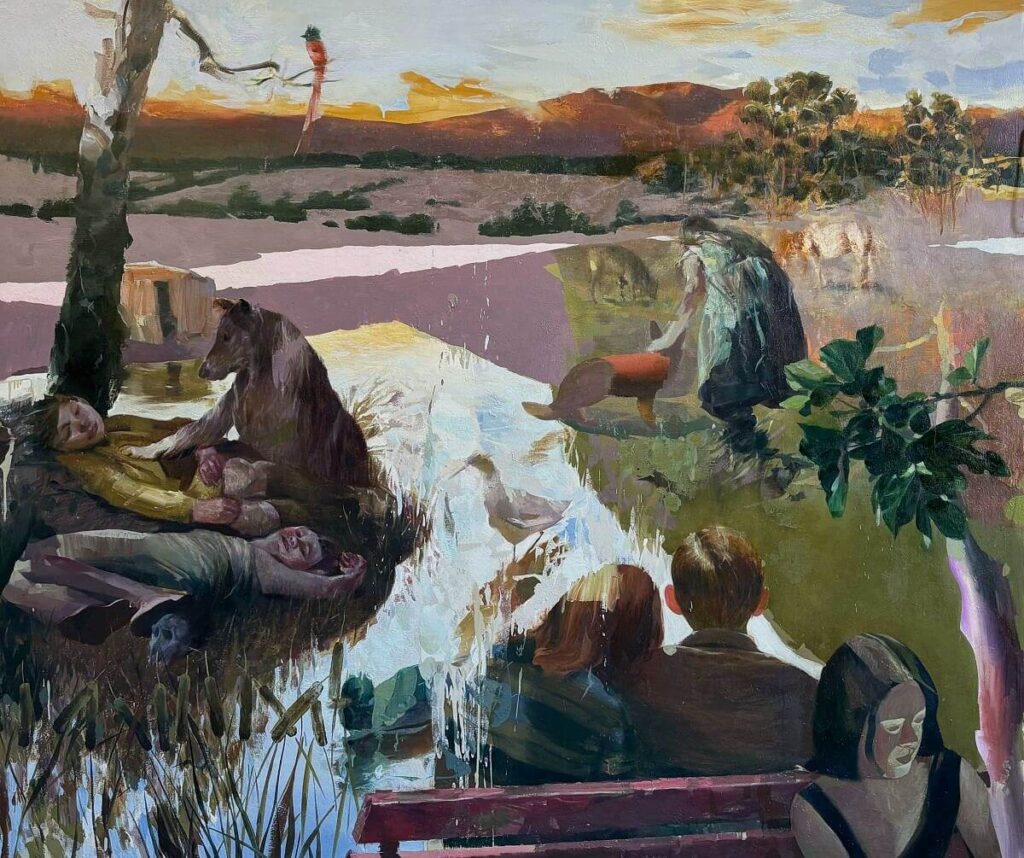 LARS ELLING ELGIN ELEGY 2026 OIL ON CANVAS
