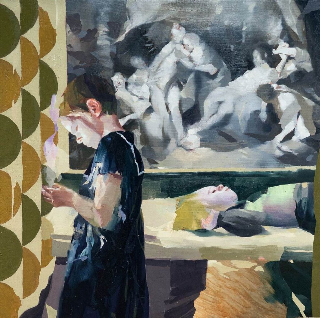 LARS ELLING MUSEUM PEACE 2026 OIL ON CANVAS