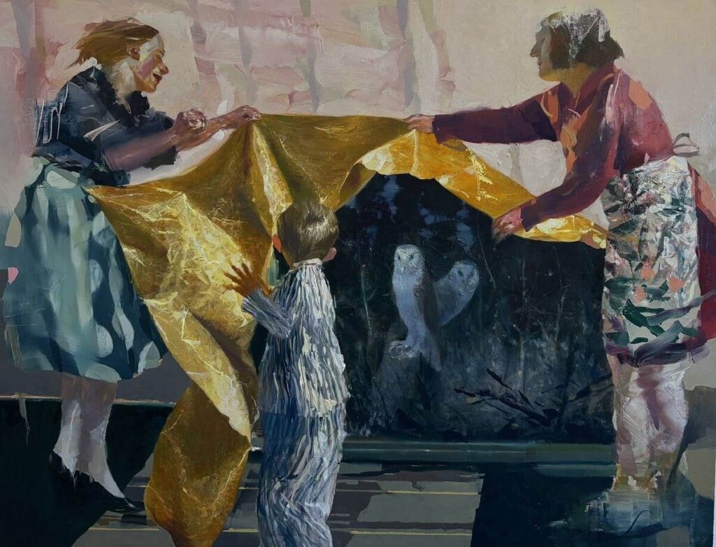 LARS ELLING THE GIFT OF NIGHT 2026 OIL ON CANVAS