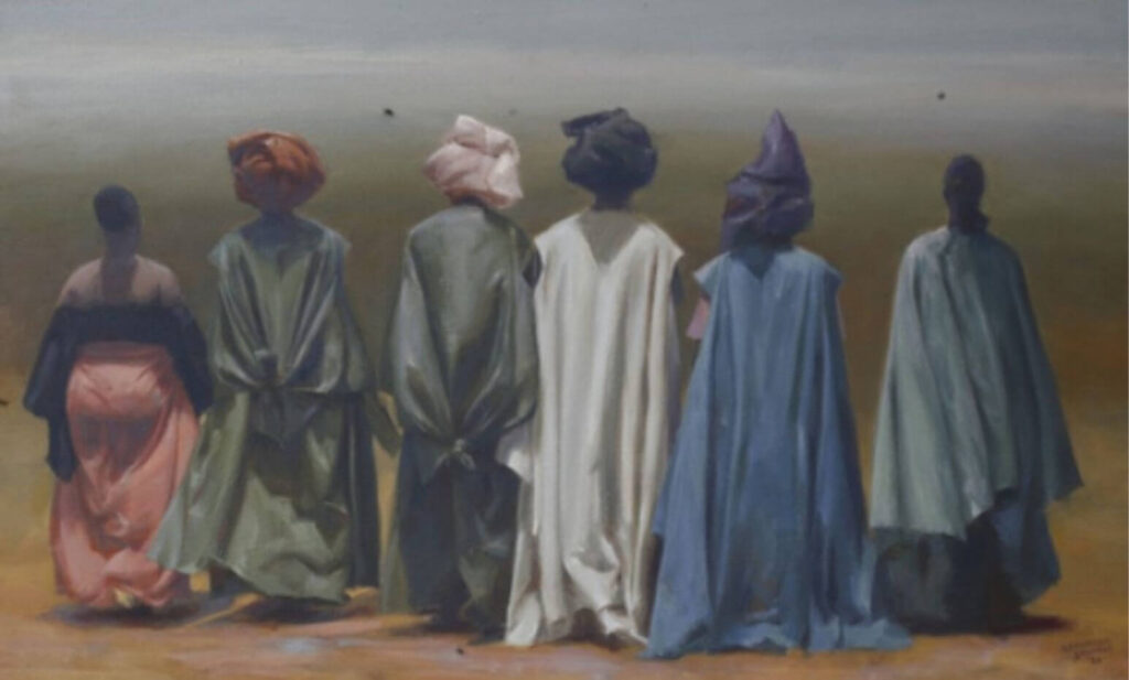 Ebenezer Samuel Akinola Where the Sky Leads, 2026 Oil on linen