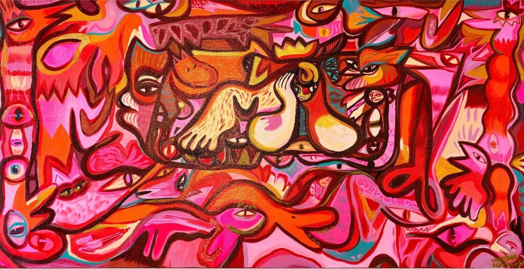 Careshia Esperanza - Empress State Of Mind, 2025 Acrylic And Oil on Canvas AITY Gallery Careshia Esperanza Empress State Of Mind, 2025 Acrylic And Oil on Canvas AITY Gallery