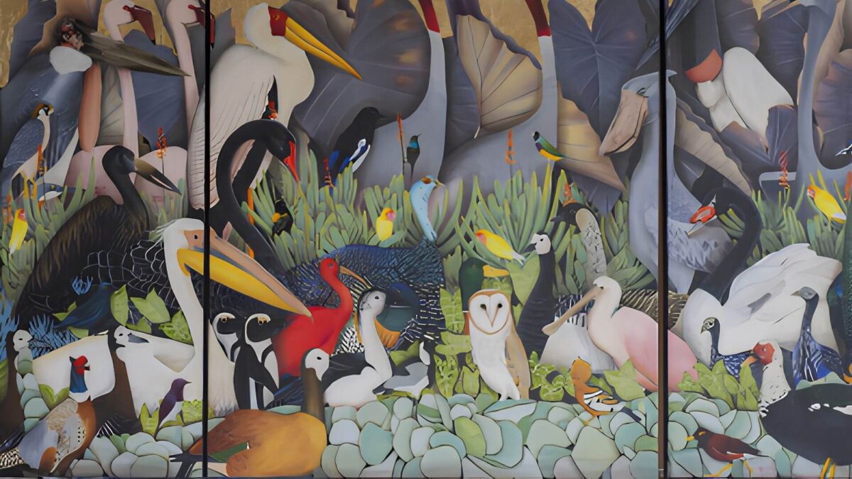 Ronald Palmer - Conference of the birds Association of Arts Pretoria