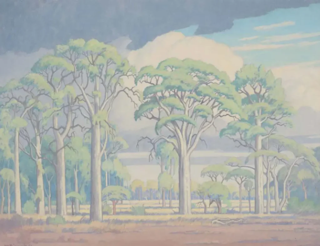 Jacob Hendrik Pierneef Approaching Storm, Sabi Sands 1952