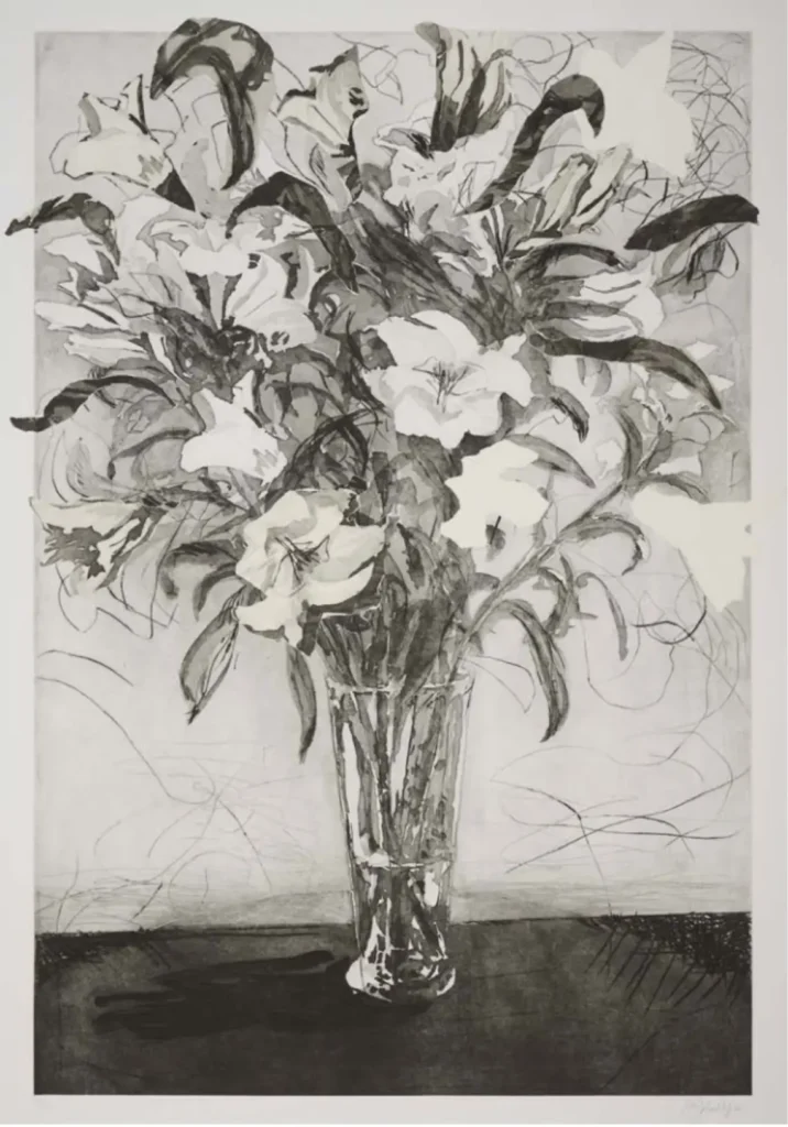 William Kentridge Lilies 2020