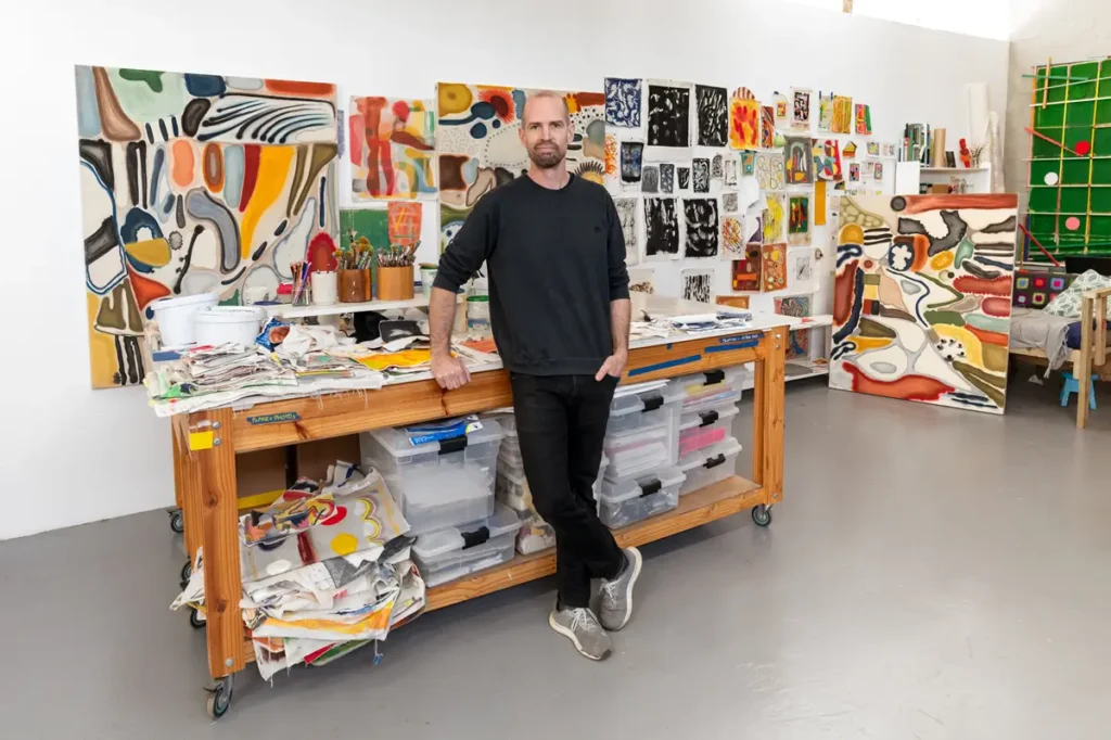 Hugh Byrne, 2026 Hugh Byrne, 2026. Photograph by Dillon Marsh. Image Courtesy of the artist and EBONY_CURATED