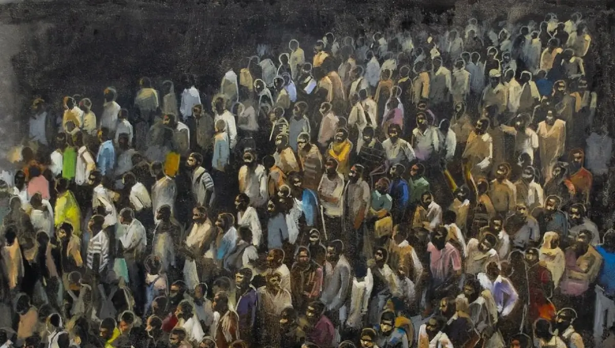 MIRRORS IN THE CROWD _ Ricky Dyaloyi at Everard Read Franschhoek